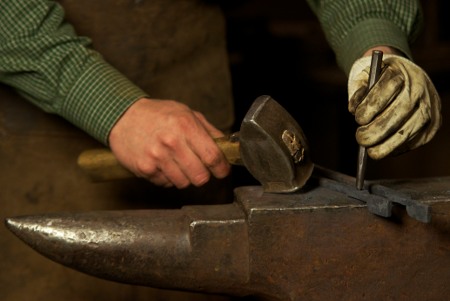 Mark the location of the hole with a centerpunch